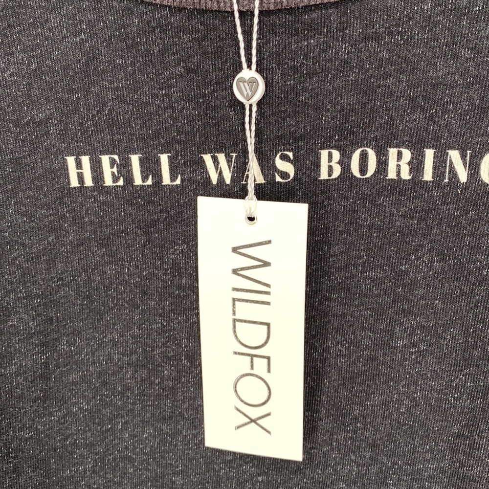 Wildfox Flame Raglan Sleeve Sweatshirt Size Small - Picture 9 of 11